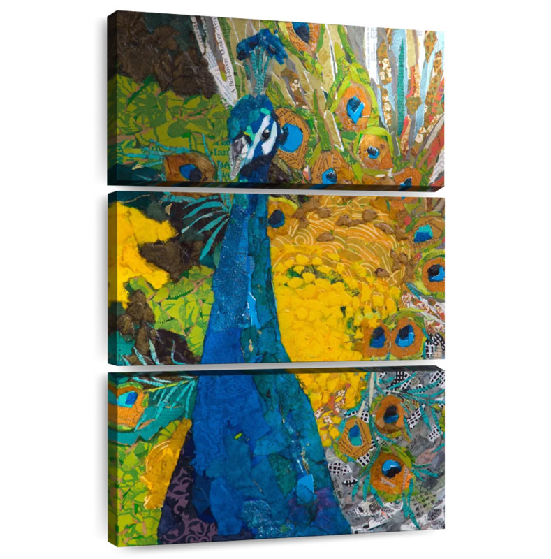 Brampt Fine Feathered Fowl, 57" H x 36" W