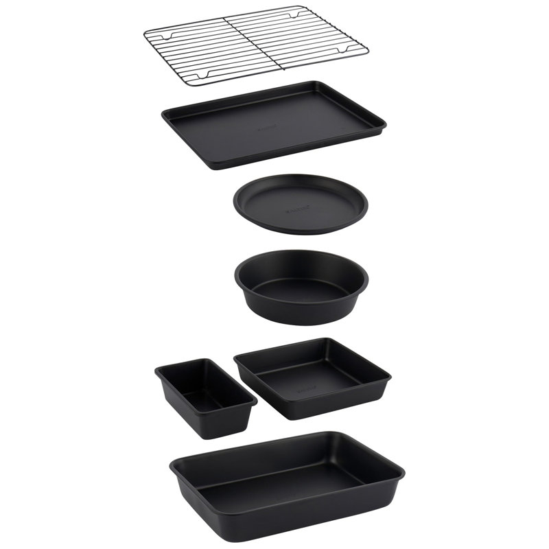 Ebern Designs Odey 7 Piece Non-Stick Aluminum Bakeware Set