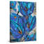 "Croquis bleu cyanine", reproduction sur toile tendue-20648236