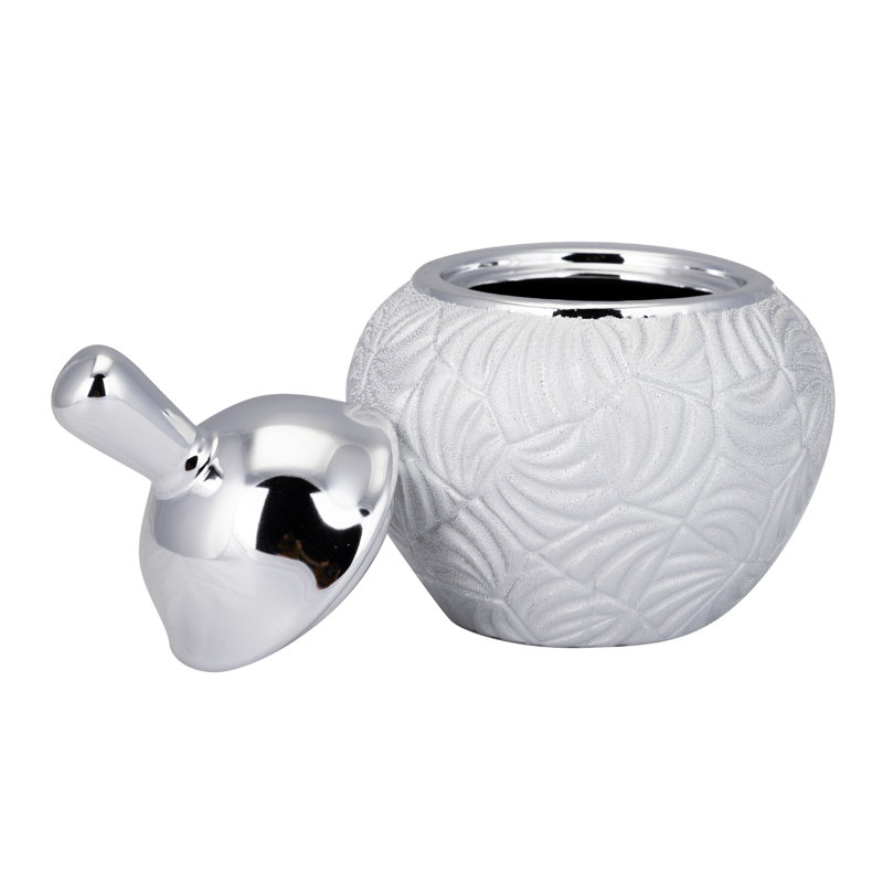 Jura Silver 20Cm Ceramic Apothecary Jar