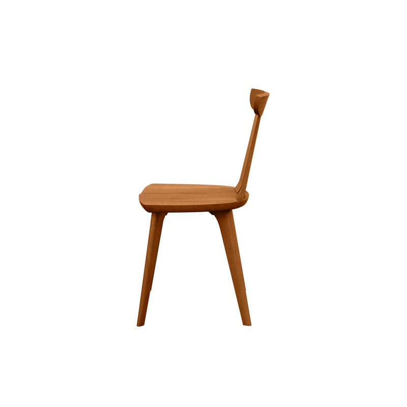 Estelle 18.5'' H Solid Wood Side Chair, Autumn Cherry