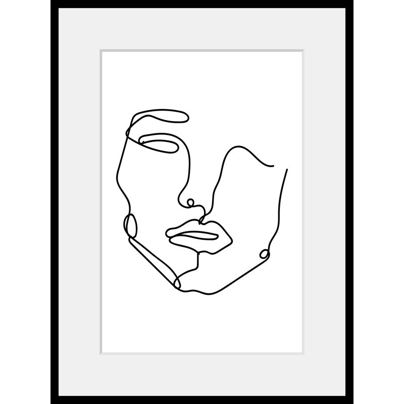Face - Single Picture Frame Print