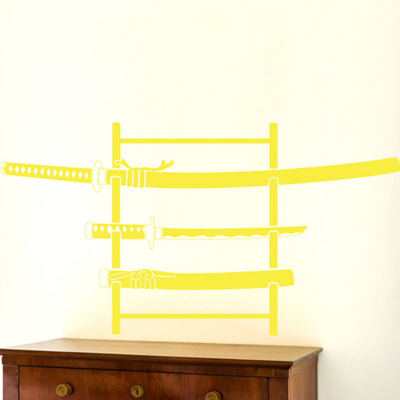 Patriotic Wall Decal, Bright Yellow