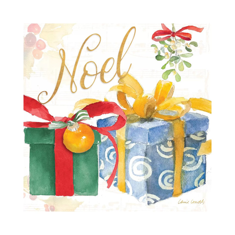 Presents And Notes Ii by Lanie Loreth - Wrapped Canvas Gallery-Wrapped Canvas Giclée, 30.48 cm H x 30.48 cm W