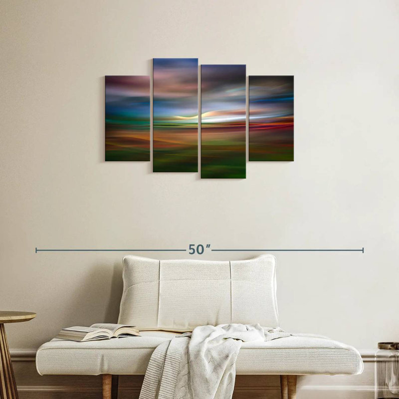 Avery Palouse, soirée abstraite, H 22 po x l 36 po