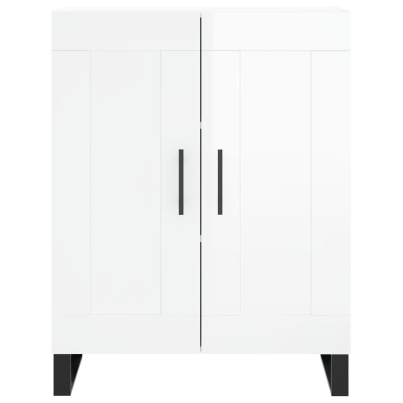 Metzly 69.5cm Sideboard, High Gloss White