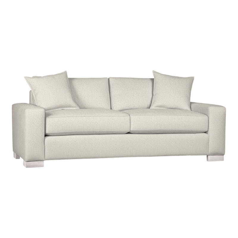 Canapé moyen Claremont, Chenille Nompton Snow Crypton®, Gris colombe
