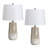 2-Pack 3-way Ceramic Table Lamp
