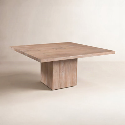 60" Square Mango Dining Table