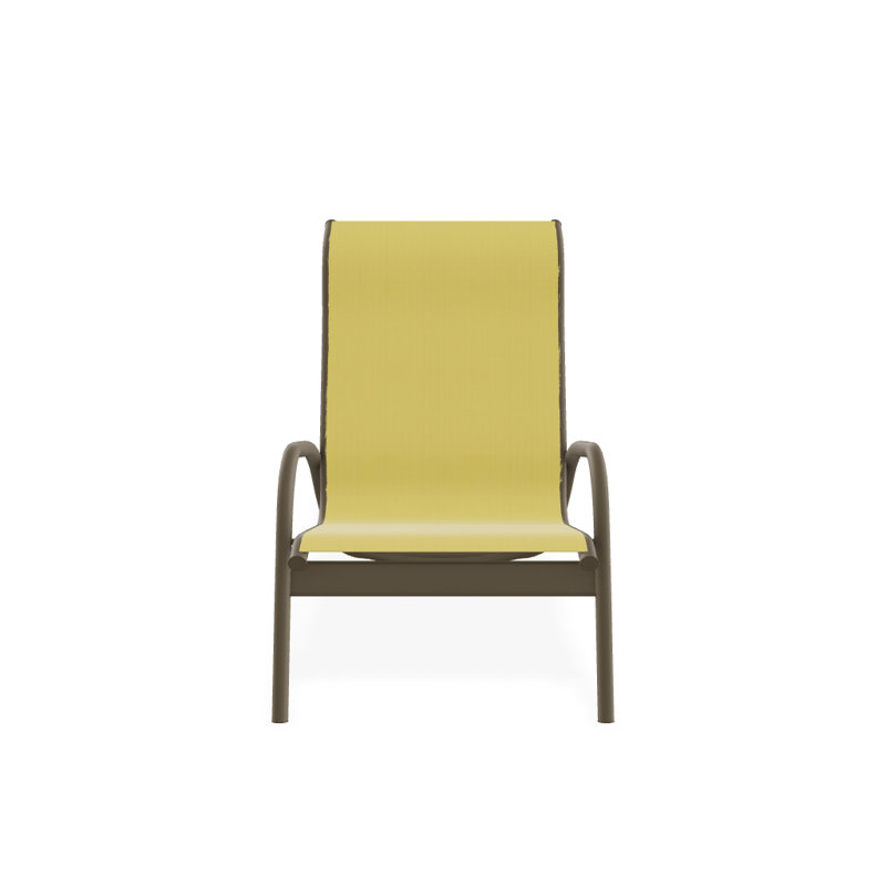 Gardenella Patio Chair, Yellow, Beachwood