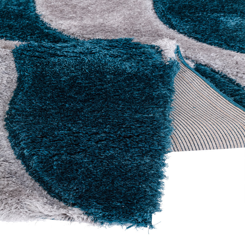 Casilda Geometric Shag Indoor / Outdoor Area Rug, Rectangle 80 x 150cm