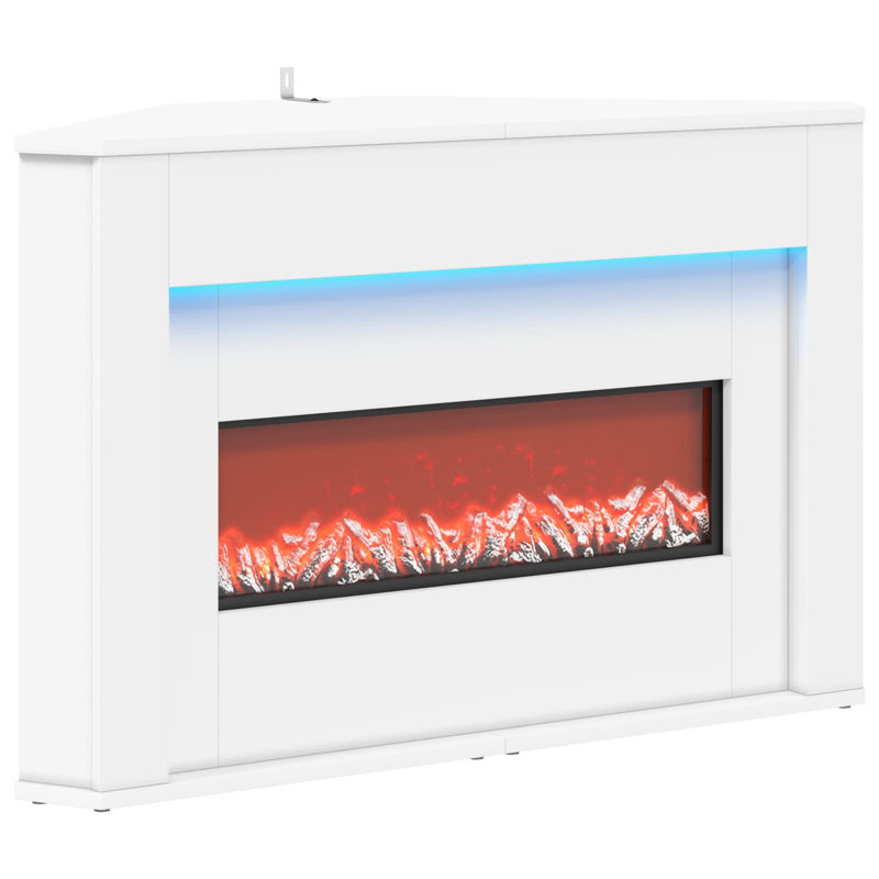 Metro Lane Fireplace, 60cm H x 95cm W x 42.5cm D, White
