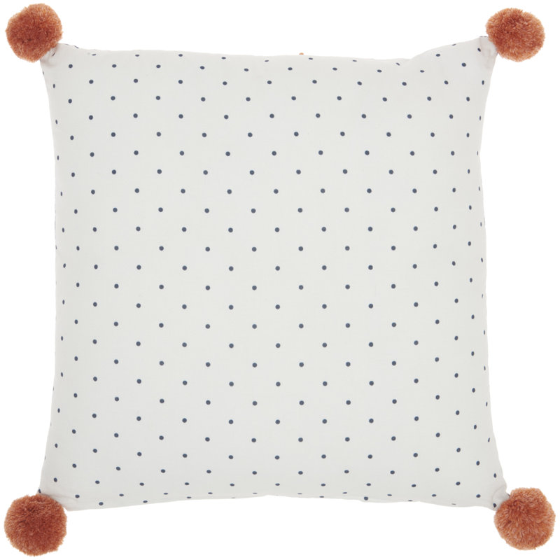  Housse et insert de coussin en coton Whales Square