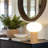 Ivy Wood 9.5" Modern LED Table Lamp with Oval Frosted Glass Shade and Phone Charging USB-C Port-521710563-521710562