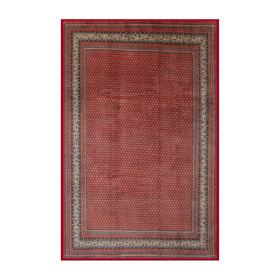 Tapis traditionnel rouge / gris / brun Glenford