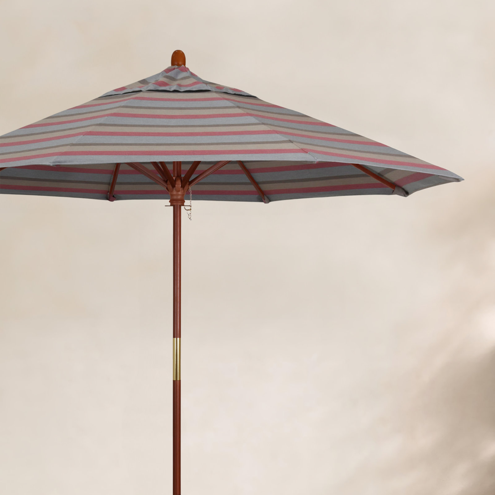 Manford 108'' Sunbrella® Outdoor Umbrella, Gateway Blush Sunbrella®