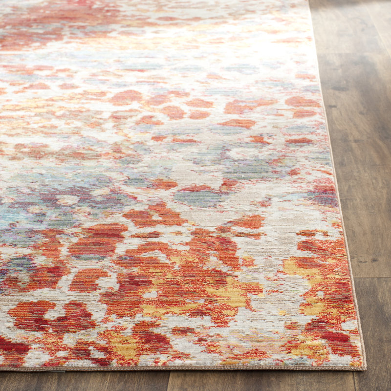 Abdoulaye Performance Abstract Rug, Rectangle 4' x 6'