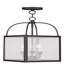 Luminaire suspendu rectangulaire à 3 lumières Tamirah