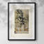 Motif floral rétro CCGLXVII - impression encadrée-1517746337