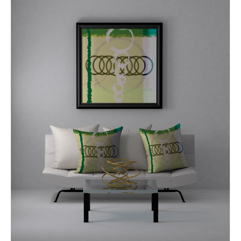 Housse de coussin carrée/insert, H 24 po x l 24 po