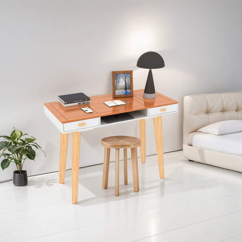 Bureau d'écriture rectangulaire avec cabinet Sidhan