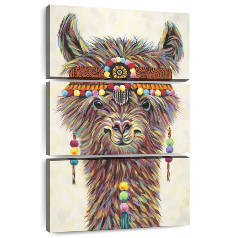 Brampt Hippie Llama II, 38" H x 24" W