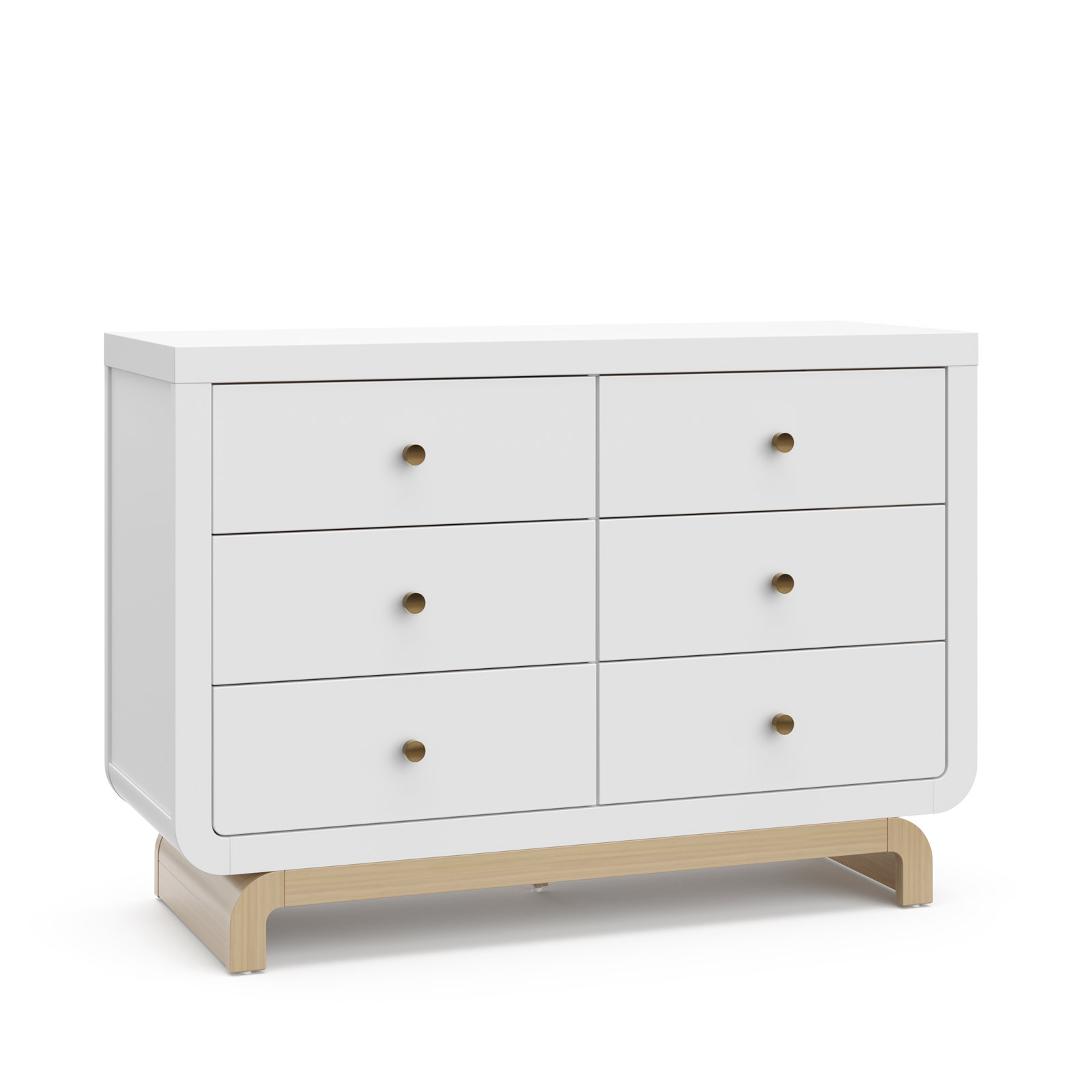 Santorini 2-Piece Nursery Furniture Set, White/Driftwood