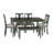 Io 6-Piece Two Toned Wood and Upholstered Dining Set-697424869