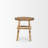 23" Brown Distressed Solid Wood End Table