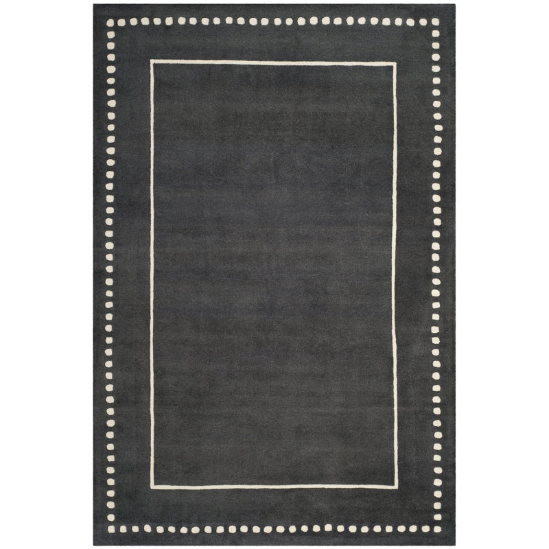 Tapis en laine touffeté à la main Cruz, Rectangle 2 pi x 3 pi
