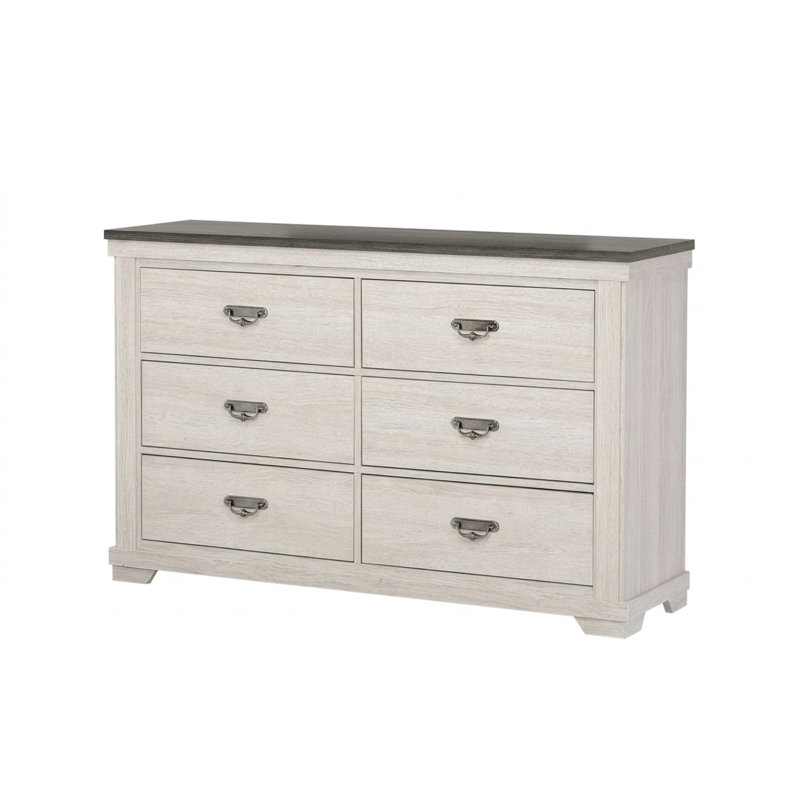 Commode Leighton crème / brune