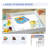 Abiorn Kids 2 Piece Rectangular Play Or Activity Table and Chair Set