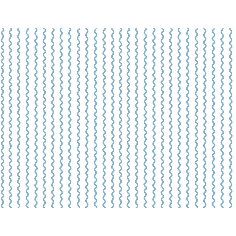 Papier peint Rickrack, Bleu