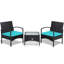 2 - Person Patio Conversation Set with Cushions-1189316503