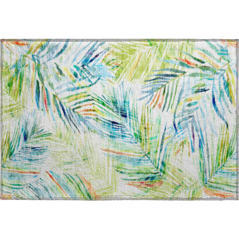 Premium Machine Washable Cerrito AMF199 Multi Rug, Rectangle 1'8" x 2'6"