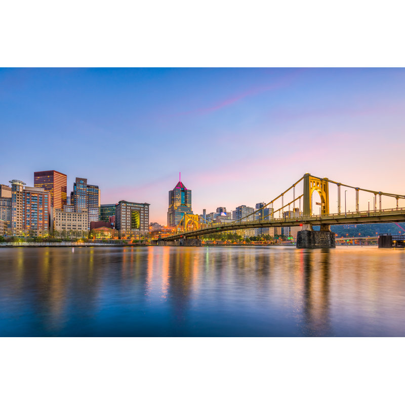 Pittsburgh, Pennsylvania, USA by Sean Pavone - Wrapped Canvas Print, 30cm H x 46cm W