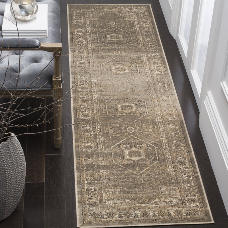 Drinkard Oriental Hand Woven Area Rug, Rectangle 99 x 170cm
