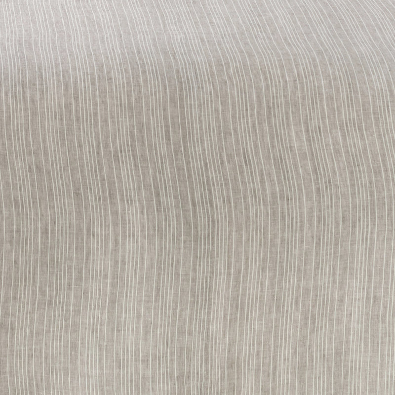 Hart Farmhouse / Country 100% Linen Hand Woven Striped Duvet Cover, King Duvet Cover + 2 King Shams