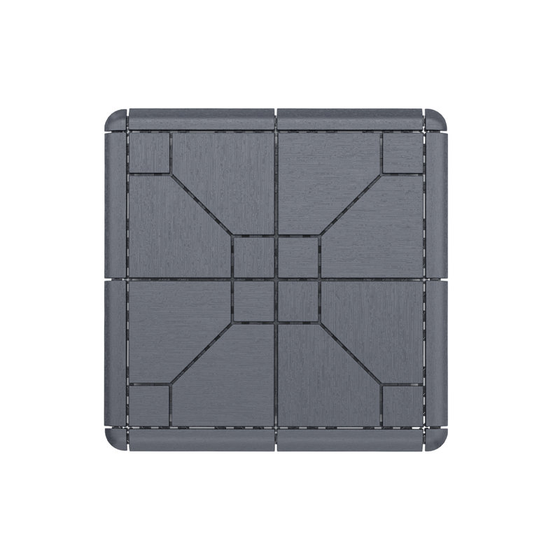 30.5 L x 30.5 W Interlocking Deck, Grey
