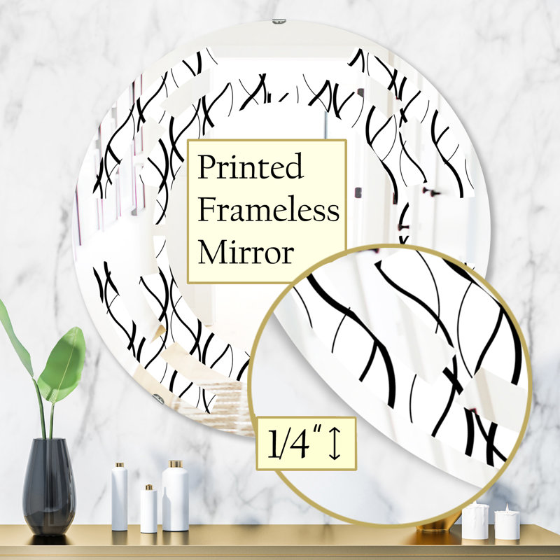 Miroir mural Space, H 31,5 po x l po