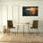 Modern Oak Color Table with Metal Legs, 35.4 x 29.5 x 35.4 inches | 100% Melamine Coated Particle Board, Thickness: 0.7 inches | Scandinavian Design, Perfect for Dining Room, Living Room, or Office-162491464