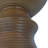 16" Concrete Garden Side Table With Ribs, Shape, Exterior Outdoor Table, Ribbed Design, , Natural Appeal