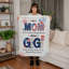 Couverture personnalisée en sherpa First Mom Now-128673412