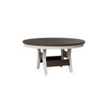 Berlin Gardens Harbor Regular Top With White Base Round Bar Table