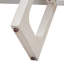 Narrow Console Table with Marble Effect Top, Retro Entryway Table with Open Shelf-1205398480