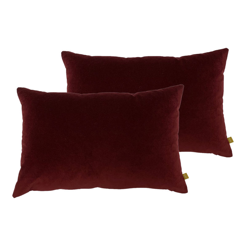 Bouley Rectangular Scatter Cushion, Oxblood Red, Polyester