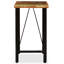 Jillian Solid Wood Top Metal Base Dining Table