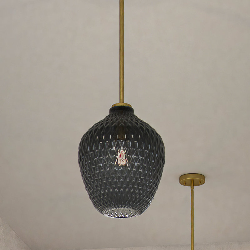 1 - Light Teardrop Pendant, Black