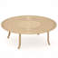 8 - Person Acacia Wood Patio Dining Set with Round Table , Cushions Included