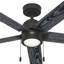 Ventilateur de plafond à 6 pales de 52 po avec ensemble de lumières DEL et chaînette Erling-83988961